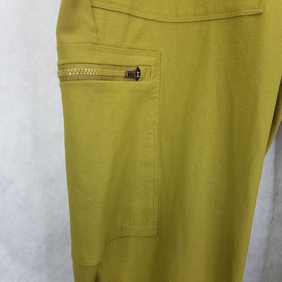 ATHLETA Headlands Pants Sz 20 Hybrid Cargo Tights Tapestry Gold Hike Travel Camp - Picture 5 of 13